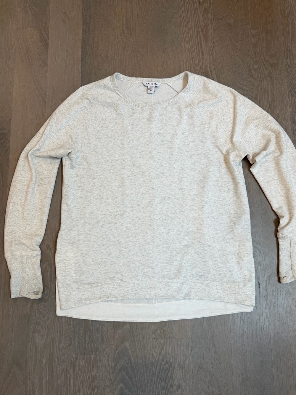 Athleta COASTER LUXE RECOVER SWEATSHIRT, sz M, GUC